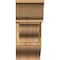 Ekena Millwork Funston Traditional Rough Sawn Bracket w/ Offset Brace, Western Red Cedar, 8"W x 18"D x 18"H BKT0806X18X18FST01RWR - alternate 4